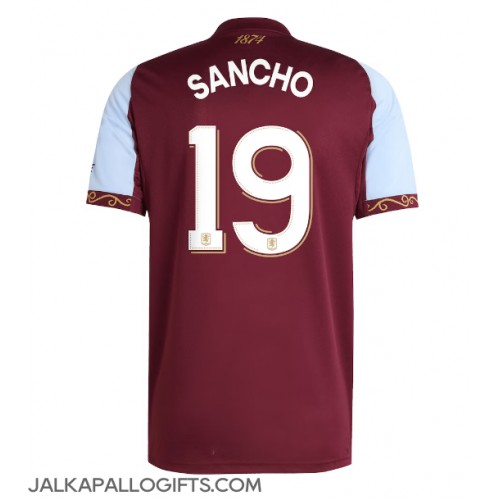 Aston Villa Jadon Sancho #19 Kotipaita 2025-26 Lyhythihainen Aston Villa Jadon Sancho #19 Kotipaita 2025-26 Lyhythihainen